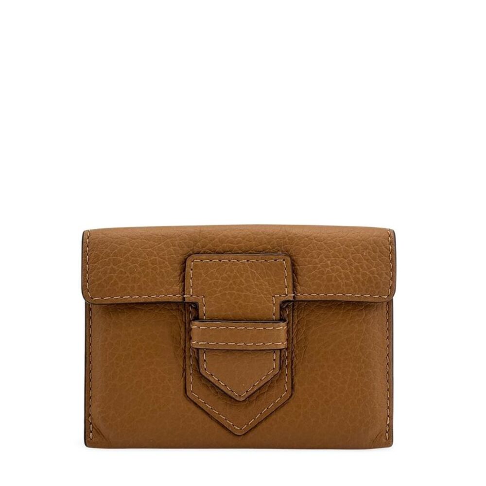 Delvaux Présée Trifold Taurillon Soft Vegetal